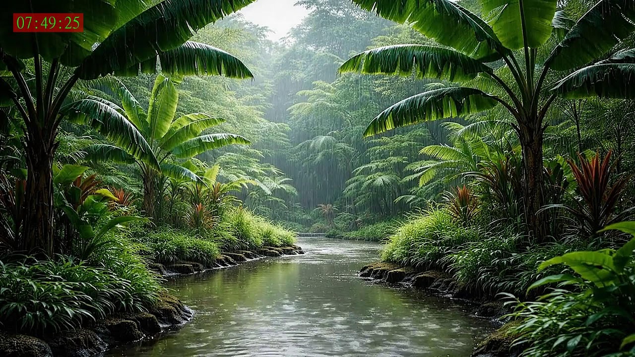 Quiet Night Water Flow Sounds for Sleeping for Gentle Rest