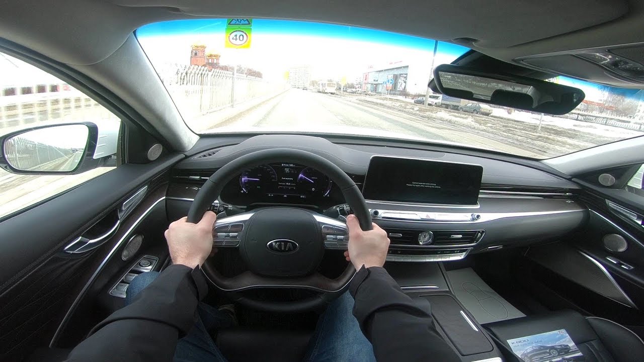 2019 Kia K900 V6 3.3L Premium POV TEST DRIVE