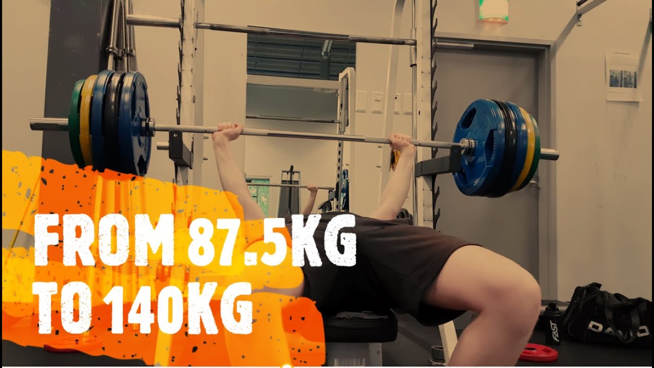 MY BENCH PRESS PROGRESSION IN 1.5 YEARS - FROM 87.5KG TO 140KG | 16-18 YEAR OLD POWERLIFTER