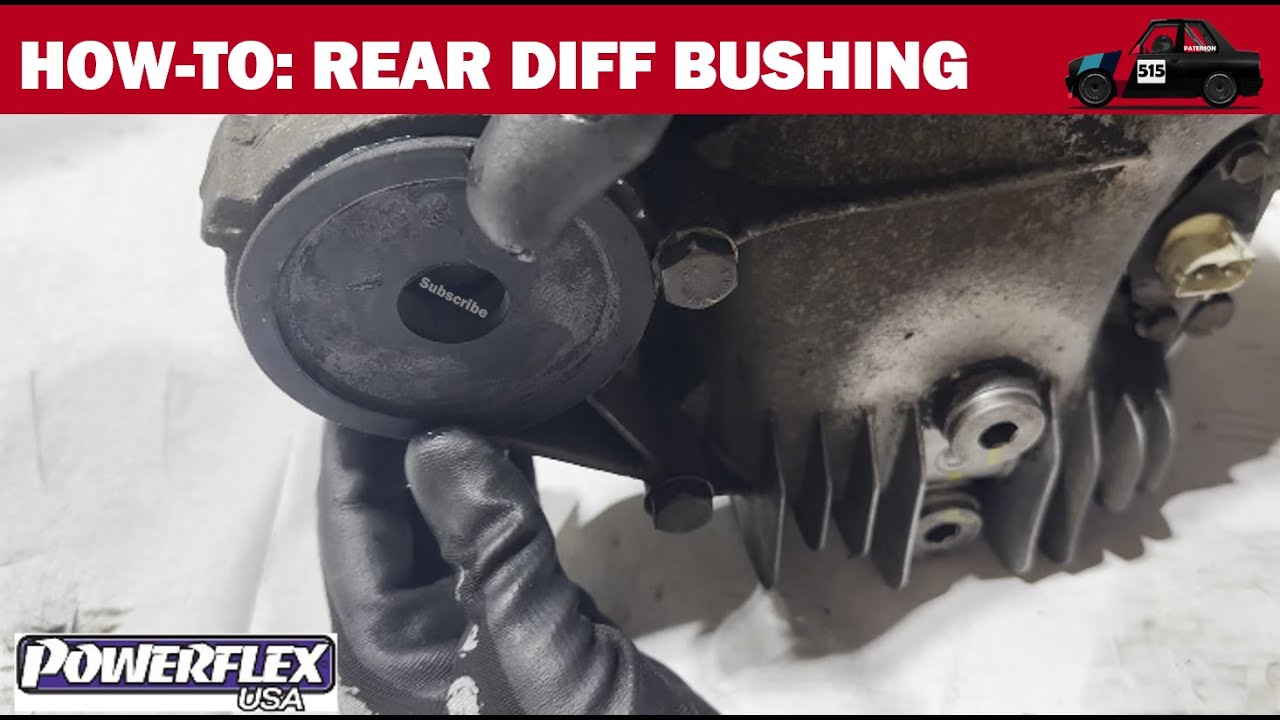 Powerflex BMW 325i E30 Rear Differential Bushing installation