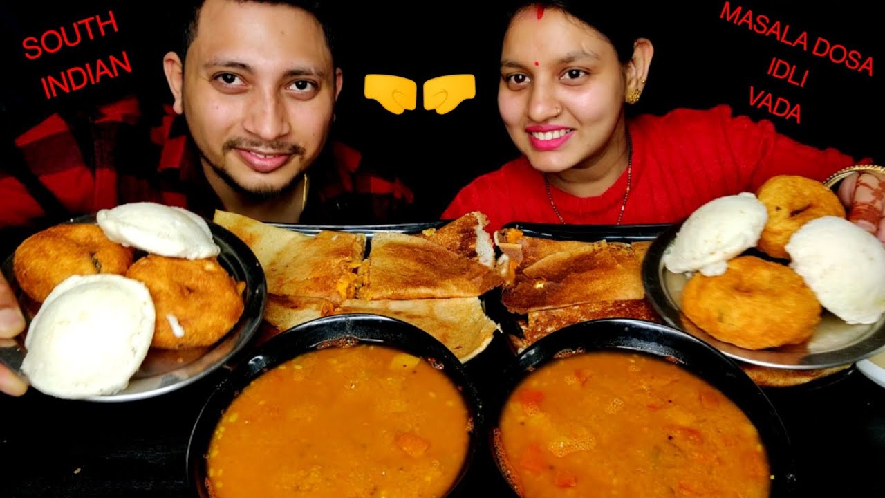 MASALA DOSA, IDLI, VADA EATING CHALLENGE II SOUTH INDIAN FOOD II FOODIE GD