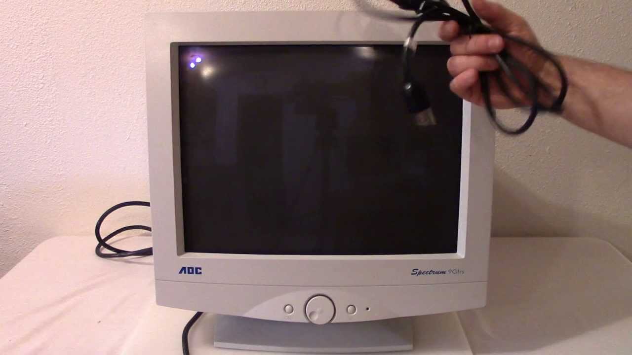 AOC Flat Screen Color Monitor Spectrum 9Glrs