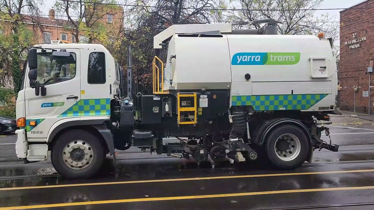 HOW DO YOU CLEAN DIRTY TRAM TRACKS? - with Sadie the Scrubber Truck of course!
