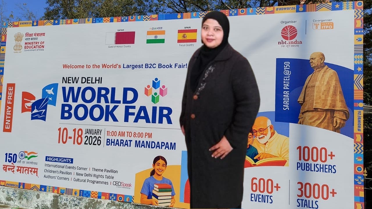World Book Fair 2026 Delhi Vlog | Bharat Mandapam NDWF 2026 Full Tour | First Vlog 📚