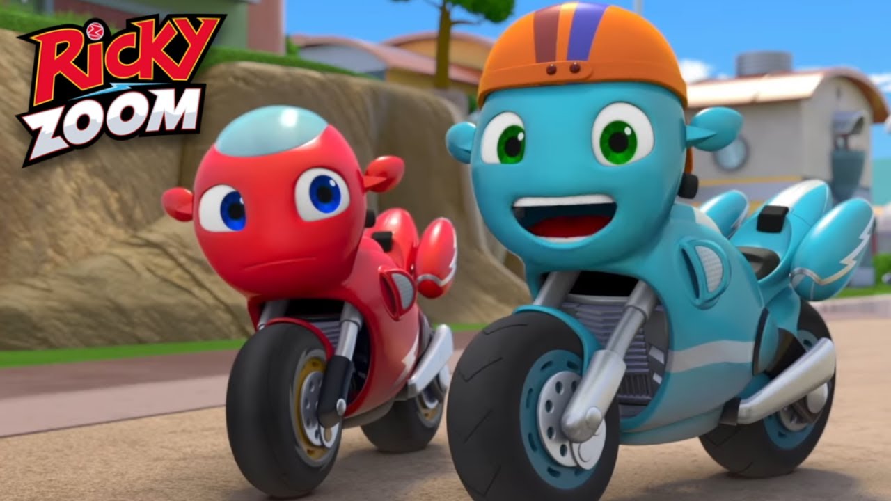 Rick Zoom | Motocicleta nueva en la ciudad | Dibujos animados para ni&ntilde;os