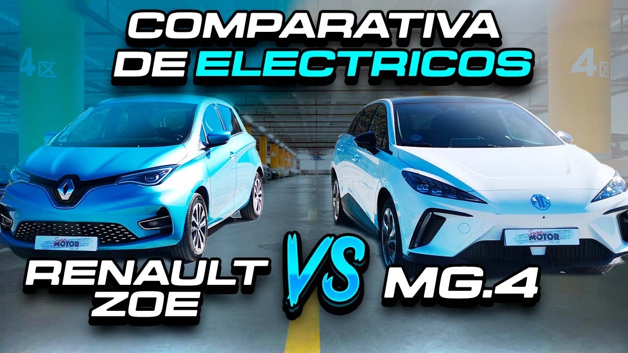 COMPARATIVA ELÉCTRICA con el Renault ZOE vs. MG 4  ¿Qué te conviene más? / SuperMotor.Online