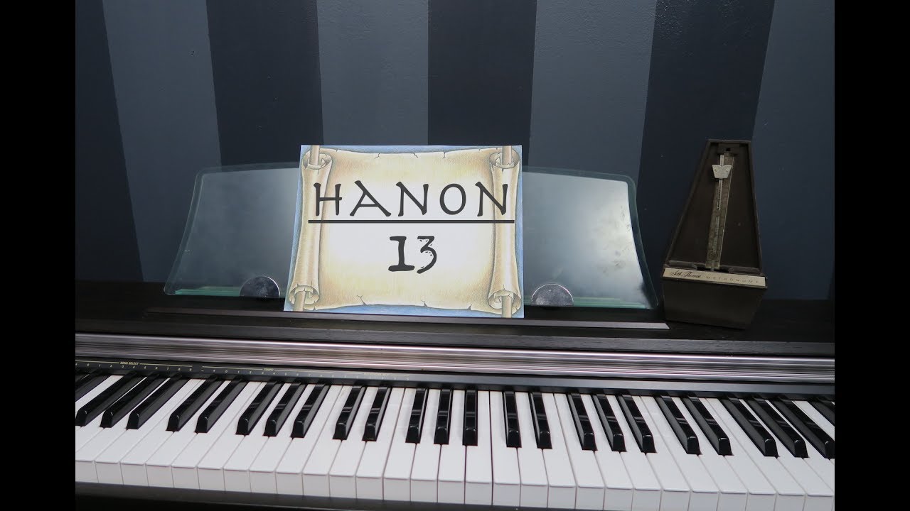 Hanon #13 warm-up exercise