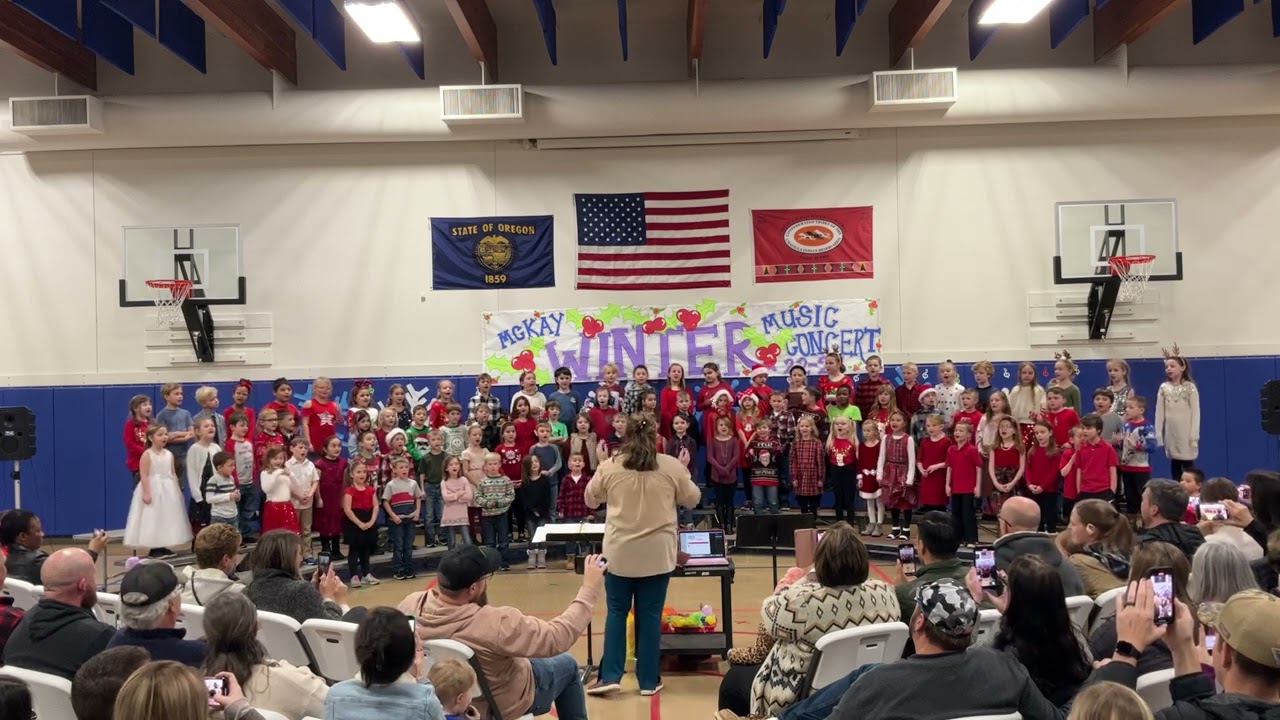 McKay Elementary Holiday Concert 2022 1st and 2nd