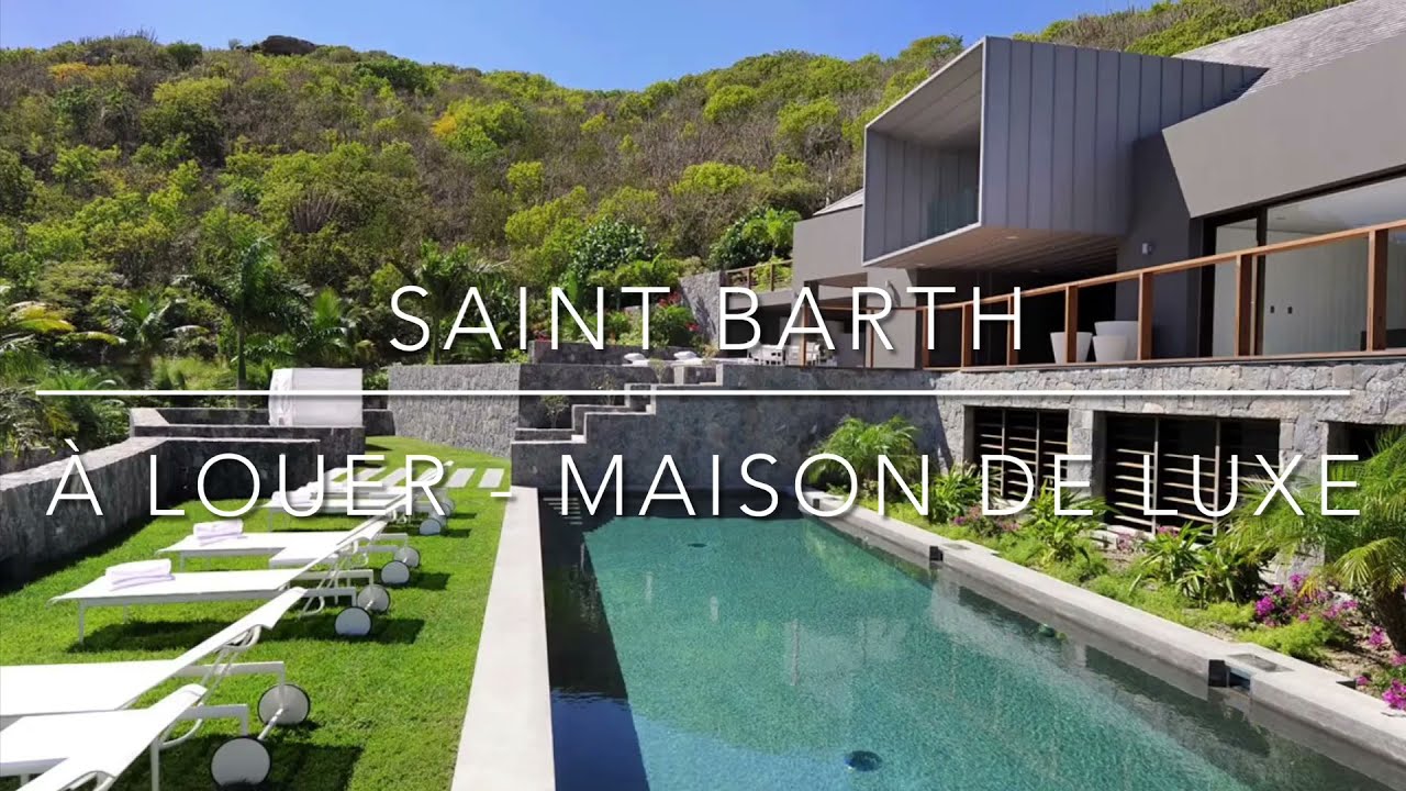 Saint Barthelemy - À louer - Maison de luxe - 6 chambres - Piscine - Vue mer - Acces plage