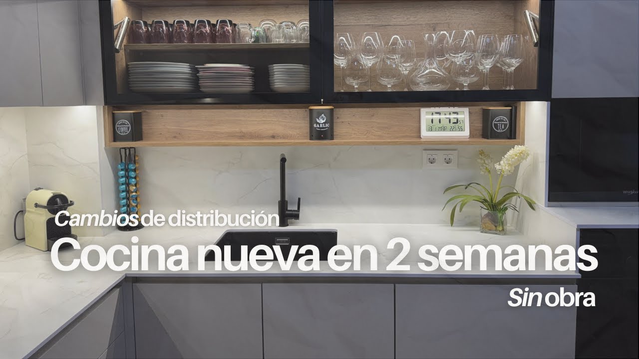Cocina nueva en 2 semanas y sin obras