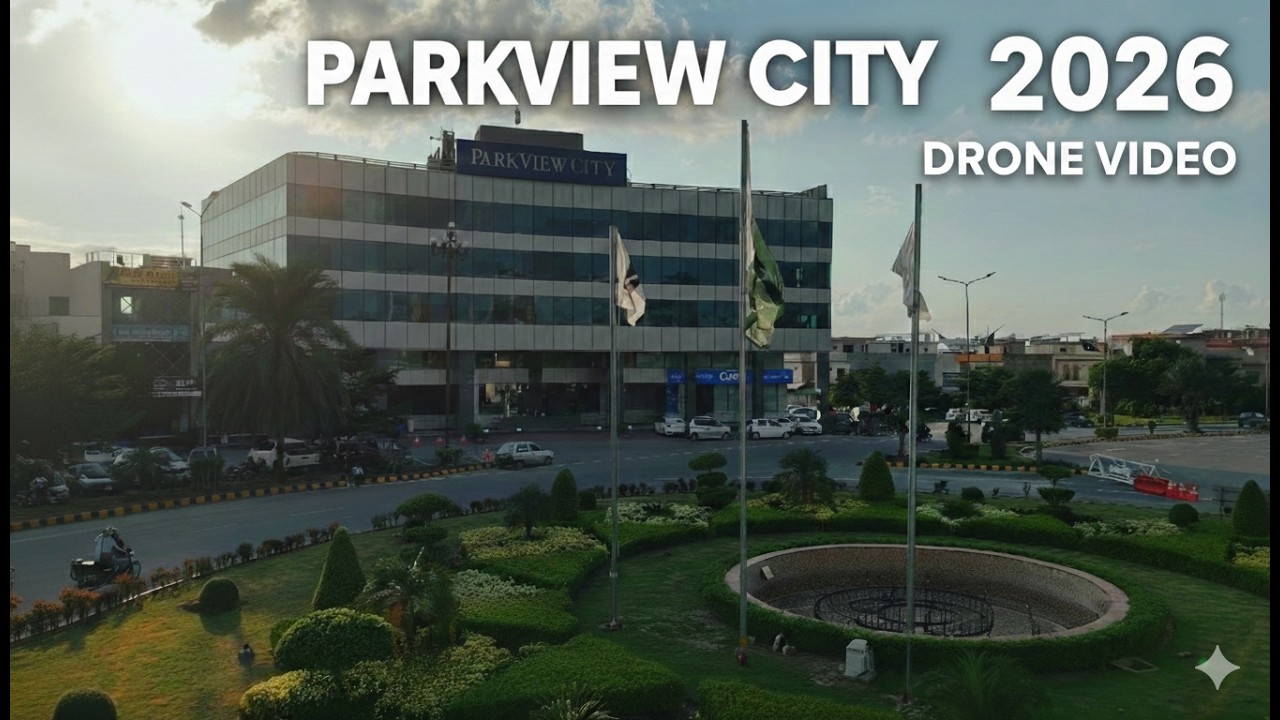 Parkview city Lahore drone view |drone and aerial views of Park View City Lahore