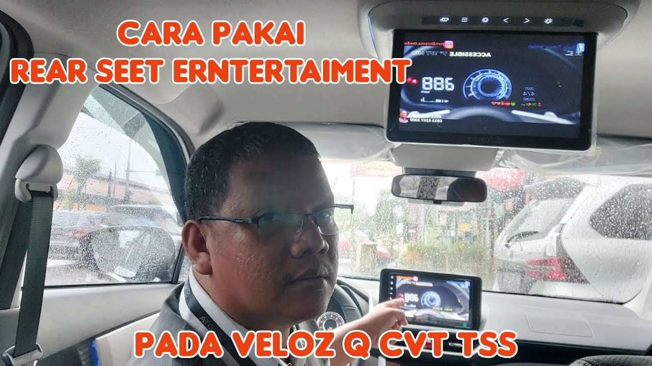 Cara Pakai Rear Seat Entertainment Veloz Q CVT TSS | All New Veloz Q 2022 |Toyota Medan 085362072000