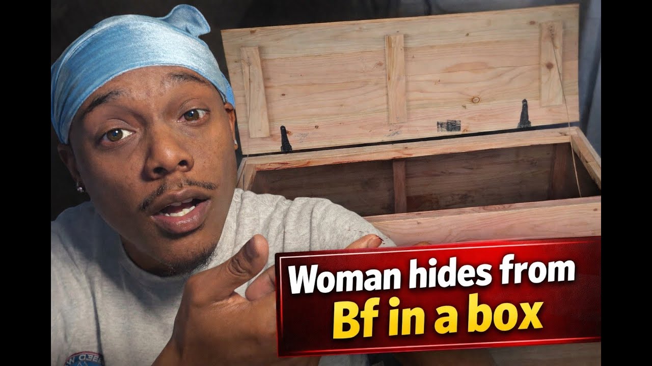 Woman hides in box to get away from boyfriend |Qforthedub reactions