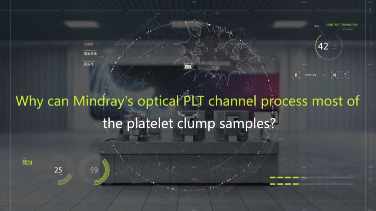 Mindray's solution to platelet clumping
