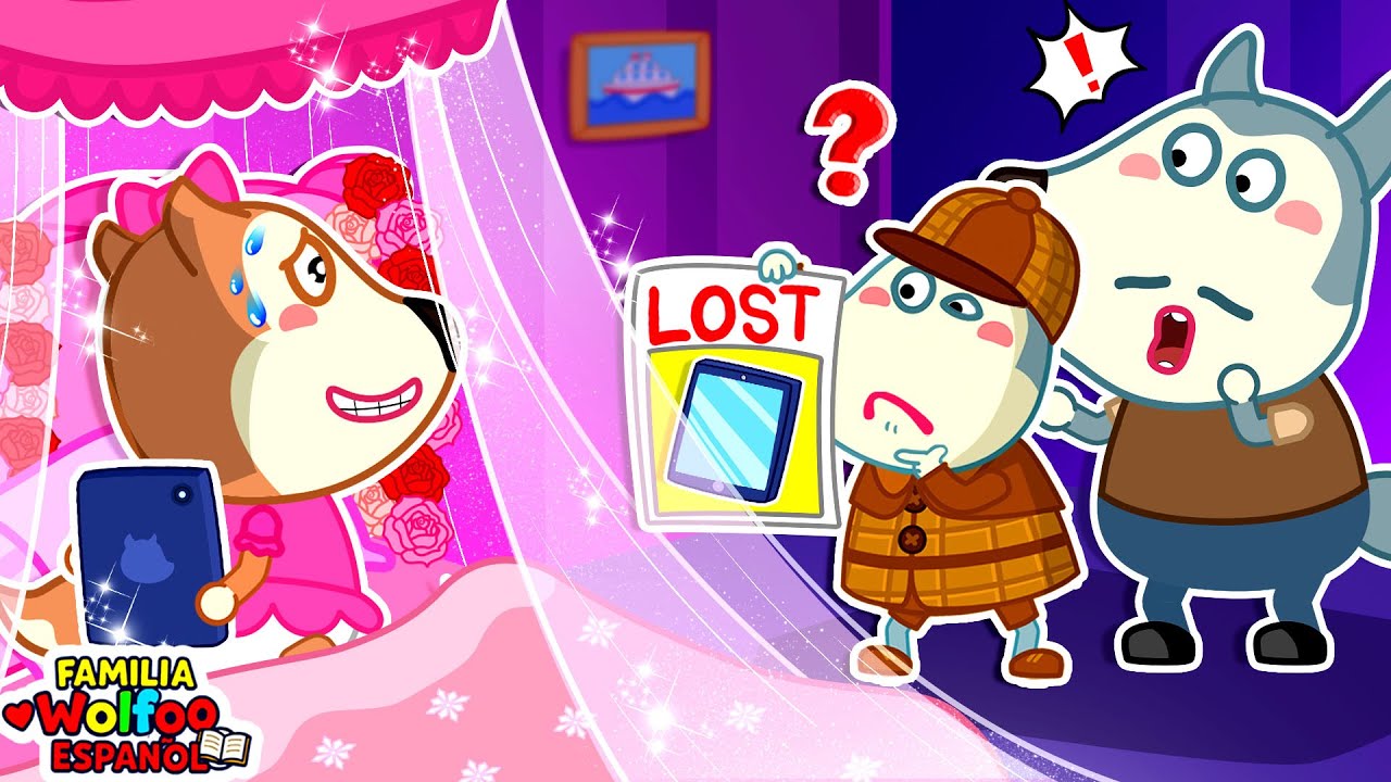 Familia Wolfoo Español | ¿Quién Se Llevó el iPad? 🕵️ ¡El Misterio Comienza! - Dibujos Animados