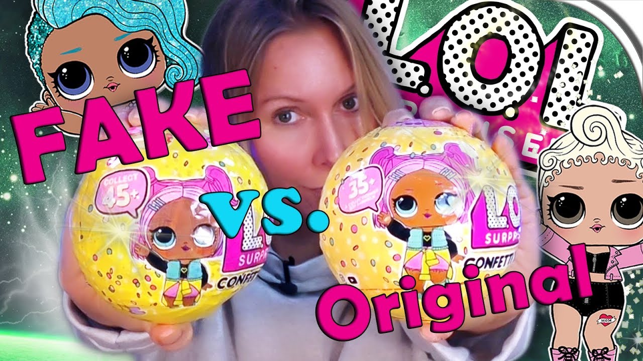 FAKE L.O.L. Surprise vs. ORIGINAL⚡Confetti Pop L.O.L. FIGUREN auspacken 💖 deutsch