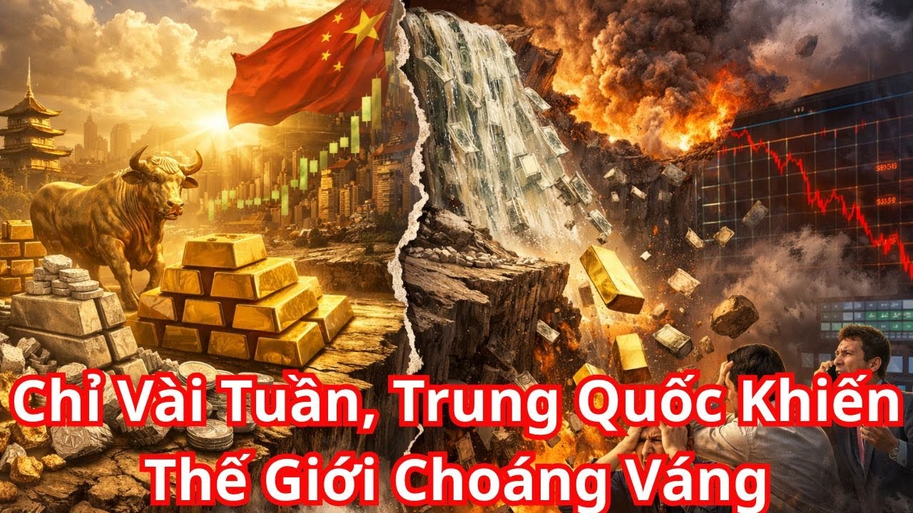 Trung Quốc Khiến Thế Giới Choáng Váng: Vàng Bạc Lập Đỉnh Lịch Sử Rồi Lao Dốc Chưa Từng Có