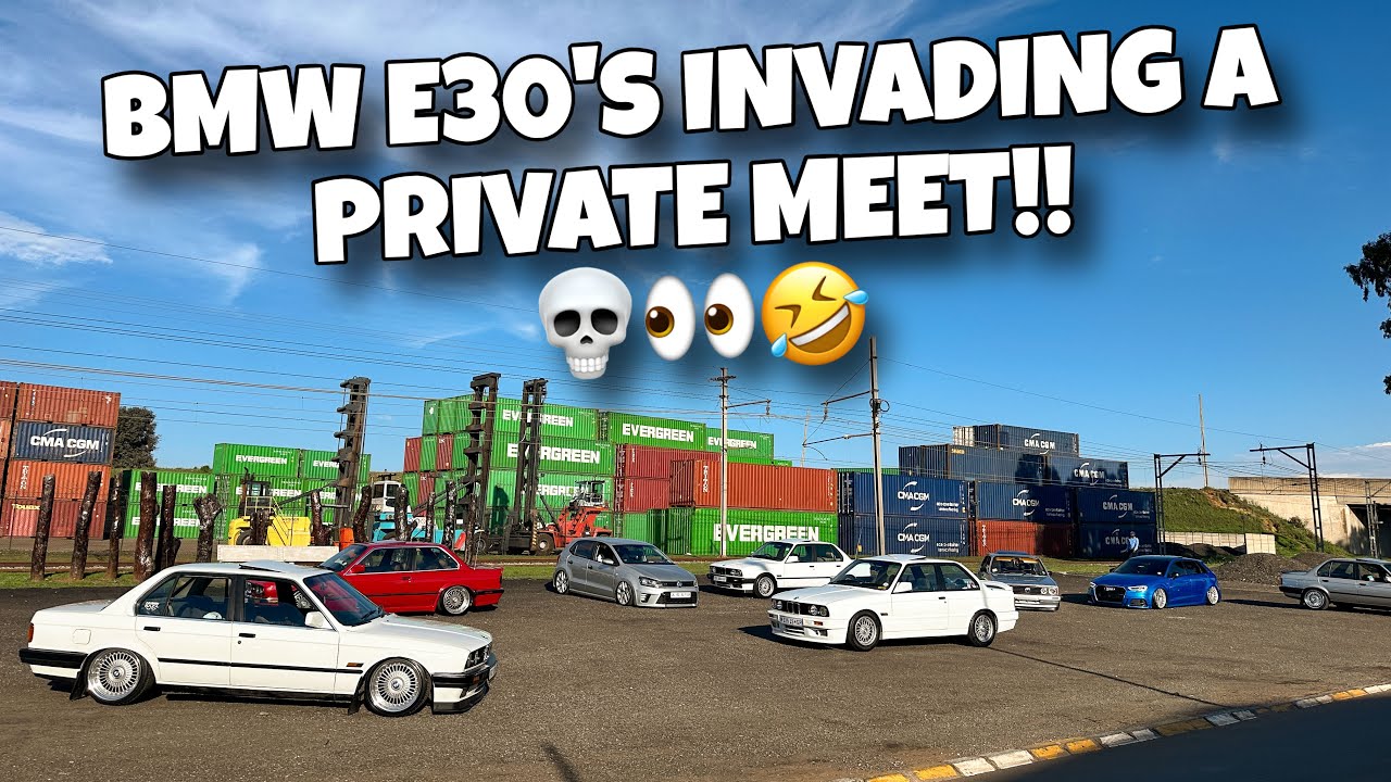 A Bunch of BMW E30's Invade Jpegmobb's Private Meet!! 🫣👀 /// *EPIC Though 😂*