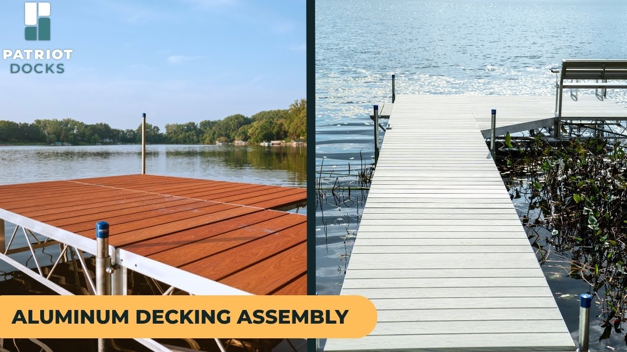How to Assemble Aluminum Dock Panels | Patriot Docks Aluminum Decking Panels