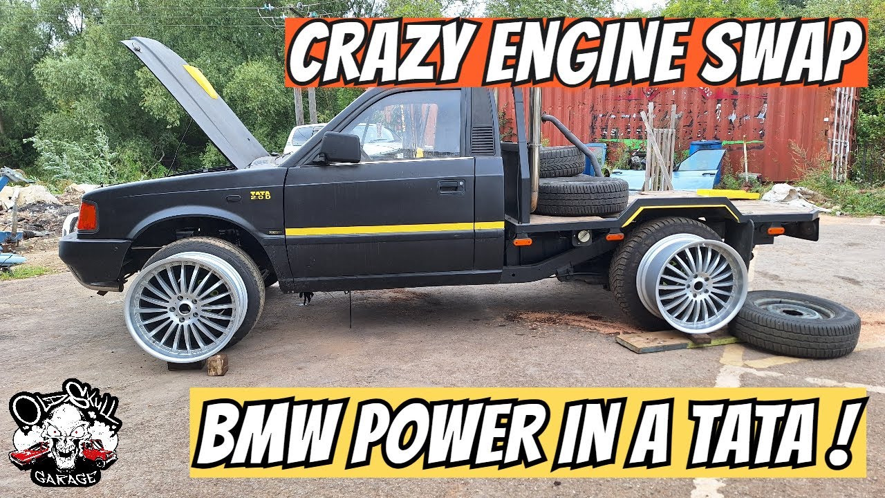 Замена двигателя BMW M54 на Tata Loadbeta — первая сборка!
