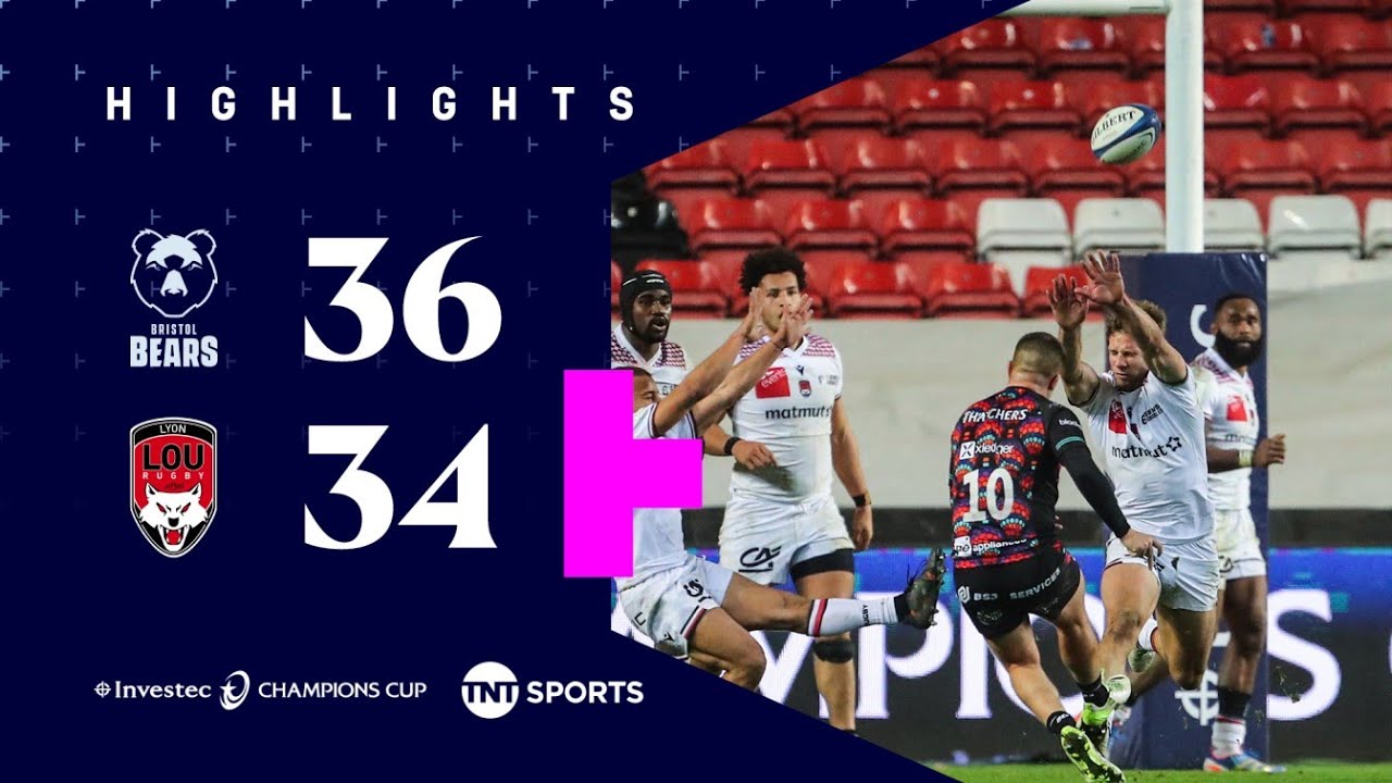 85TH MINUTE DROP GOAL TO WIN IT! 🤯 | Bristol 36-34 Lyon | Investec Champions Cup Highlights