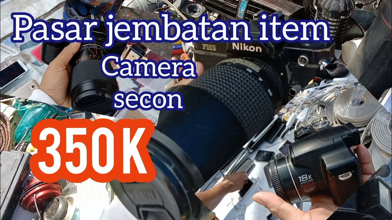 Купите 3 подержанных фотоаппарата на рынке (LOADER JI) #jatinegaramarket #travel #thrifting