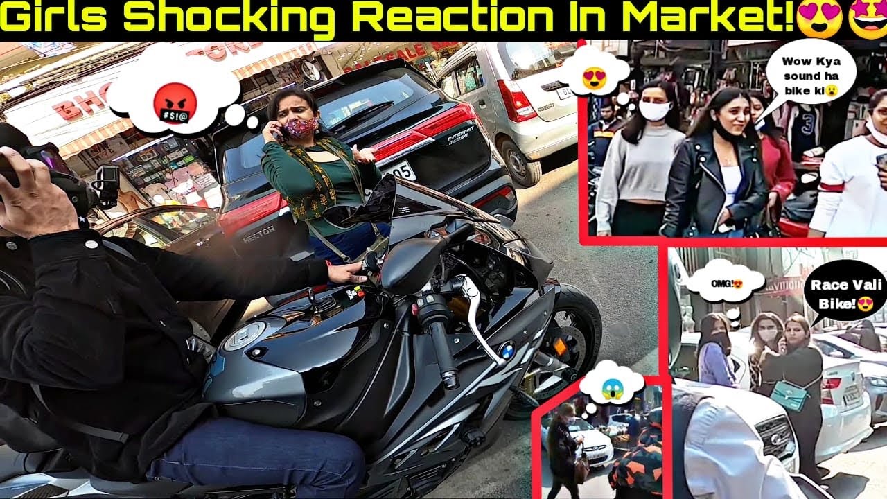 Girls Reaction In Delhi Busy Market 😍|| @HSBOFFICIAL1 Ko Kia Ladki Ne Gussa😡