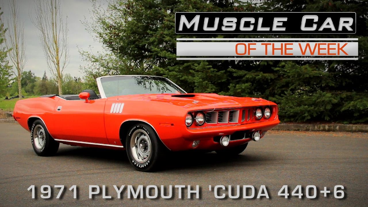 1971 Plymouth 'Cuda 440+6 Muscle Car Of The Week Video Episode #155