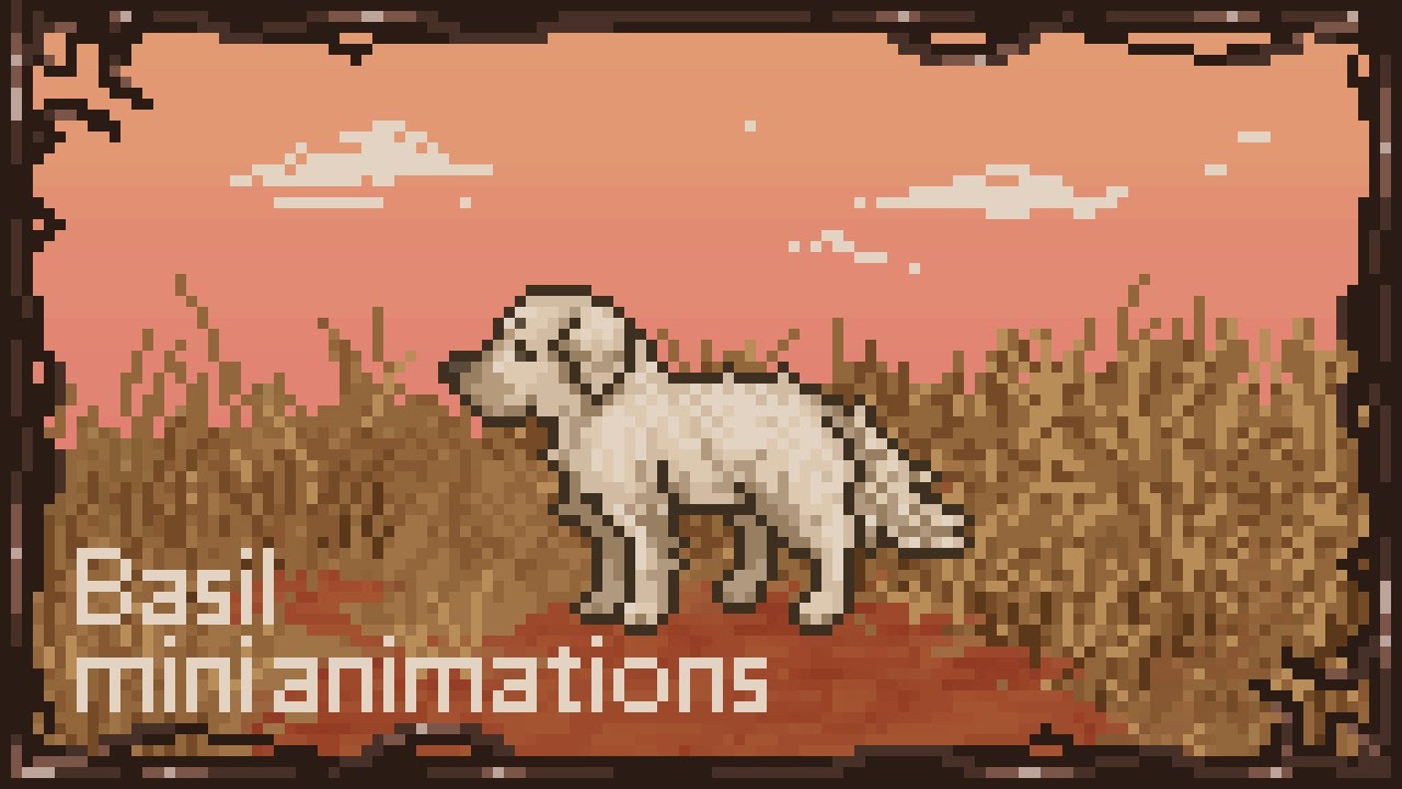 Basil - idle.fall.walk animation [indie horror game]