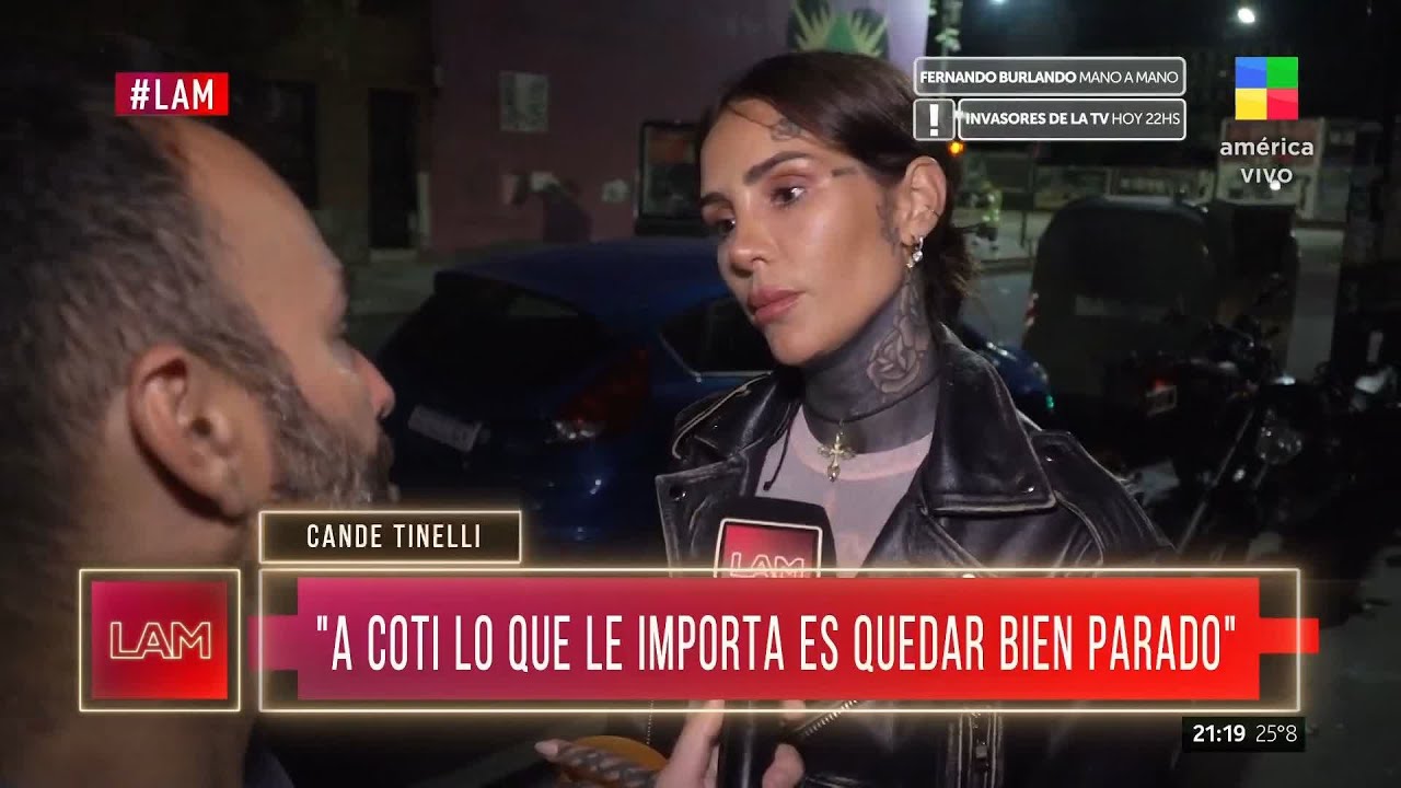 🌟 Cande Tinelli, separada: 