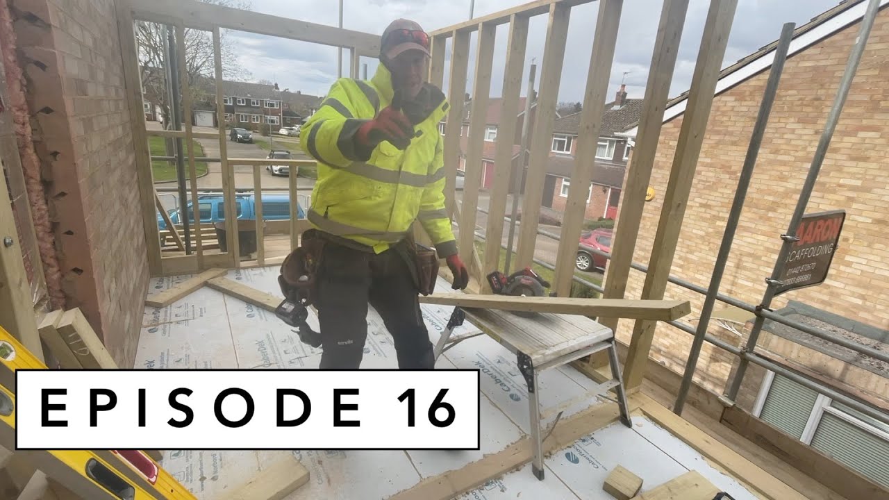 Timber framing the first floor extension - The Home Extension - Episode 16