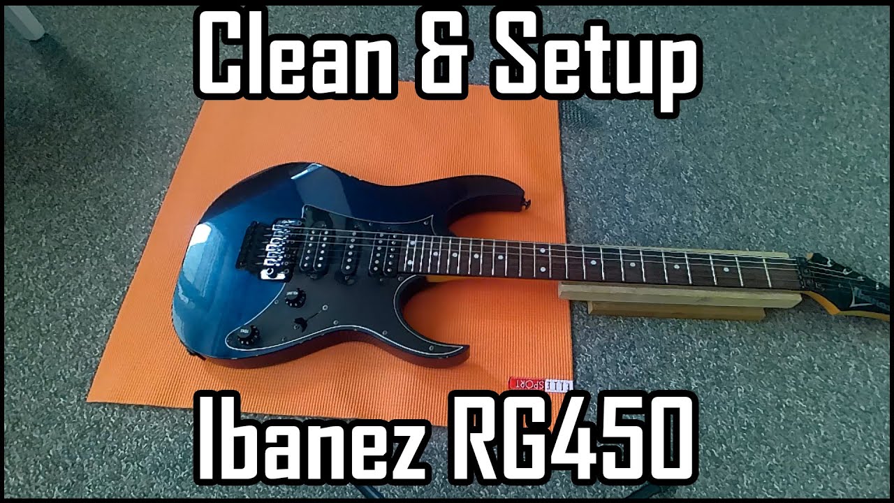 Clean & Setup | Ibanez RG450