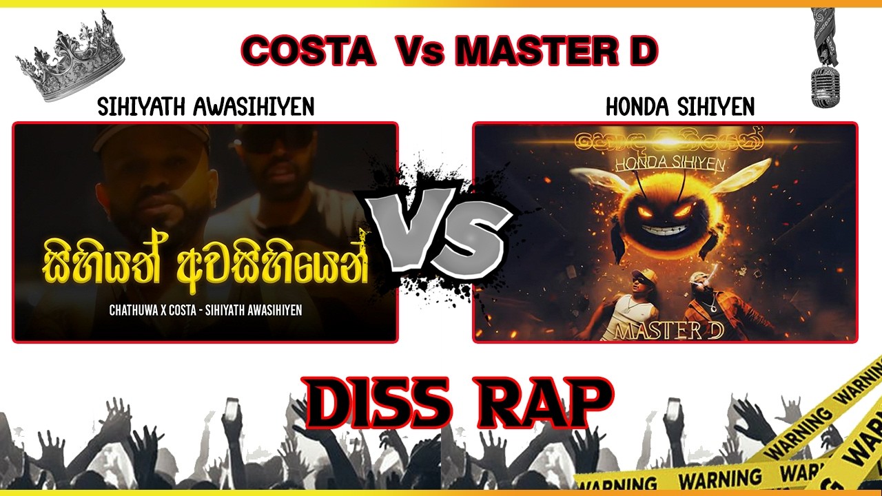 COSTA Vs MASTER D DISS RAP  🔥👌