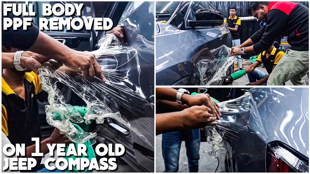 We had to Remove & Re-Apply PPF on this JEEP COMPASS | @Brotomotiv