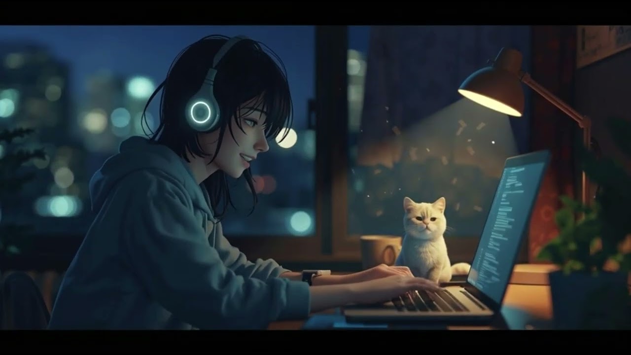 night shift lofi 🖥️ beats for coding
