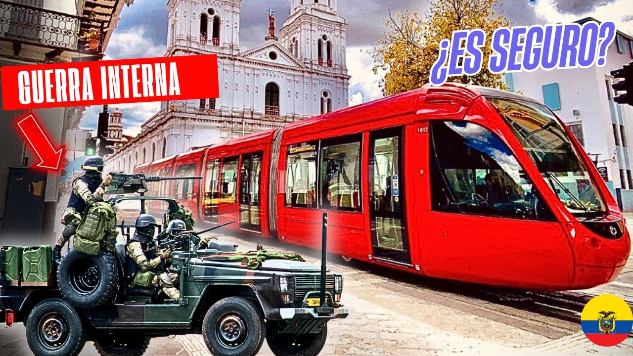 Que tan PELIGROSO es el TRANVÍA de CUENCA en ESTADO de GUERRA en ECUADOR.