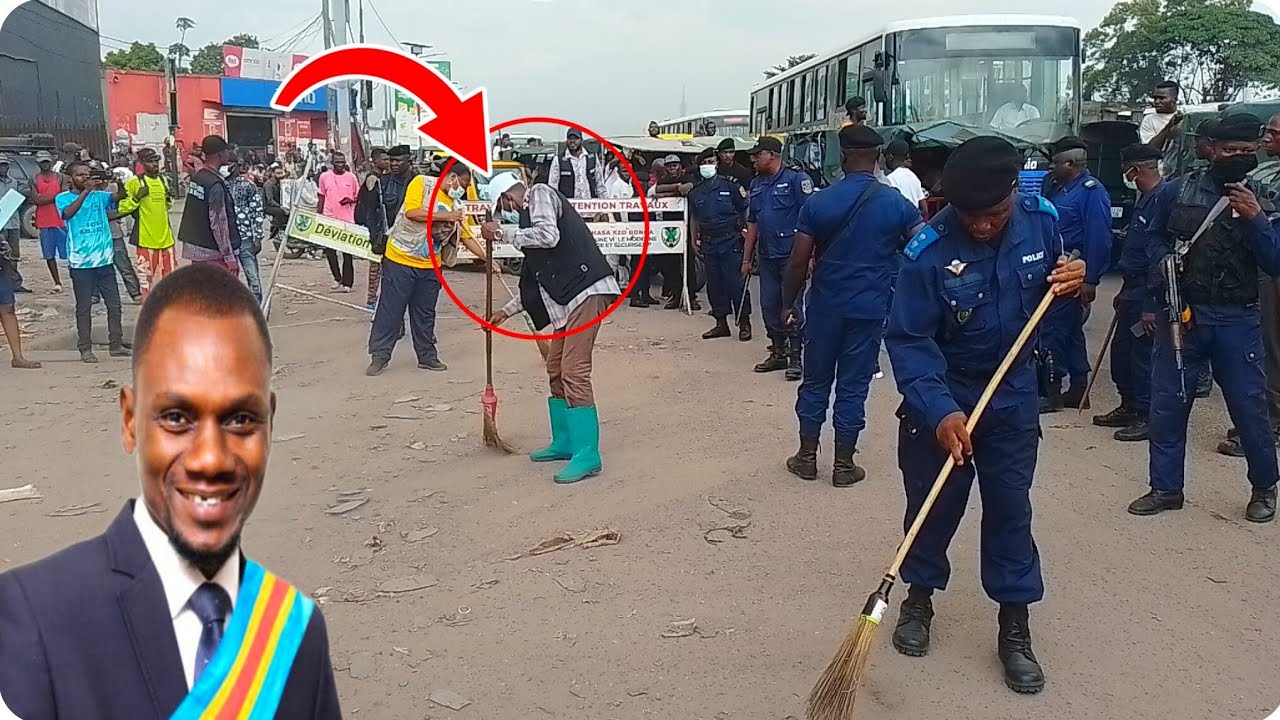 🚨LE BOURG DE N'DJILI À L'ŒUVRE: LES MARCHÉS PIRATES DÉGAGÉS AU LONG DU  BLVD LUMUMBA+ASSAINISSEMENT