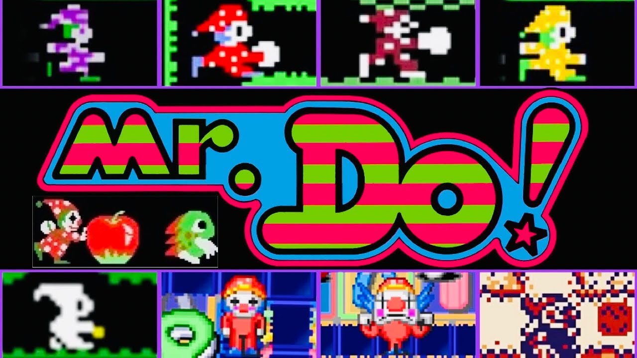 🤡Mr. Do!🤡(1982) Versions/Ports Comparison|HD|60FPS