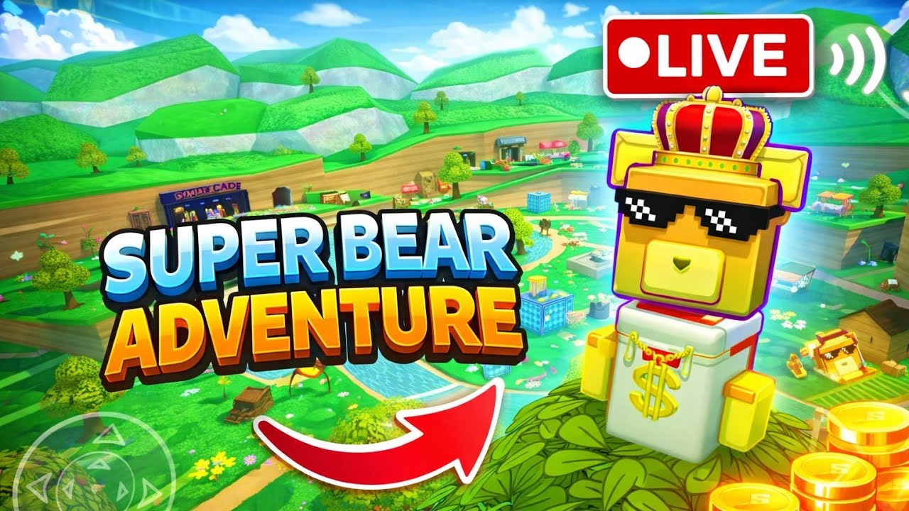 🔴 LIVE SEKARANG!! SUPER BEAR ADVENTURE MABAR + OPEN JOIN!!