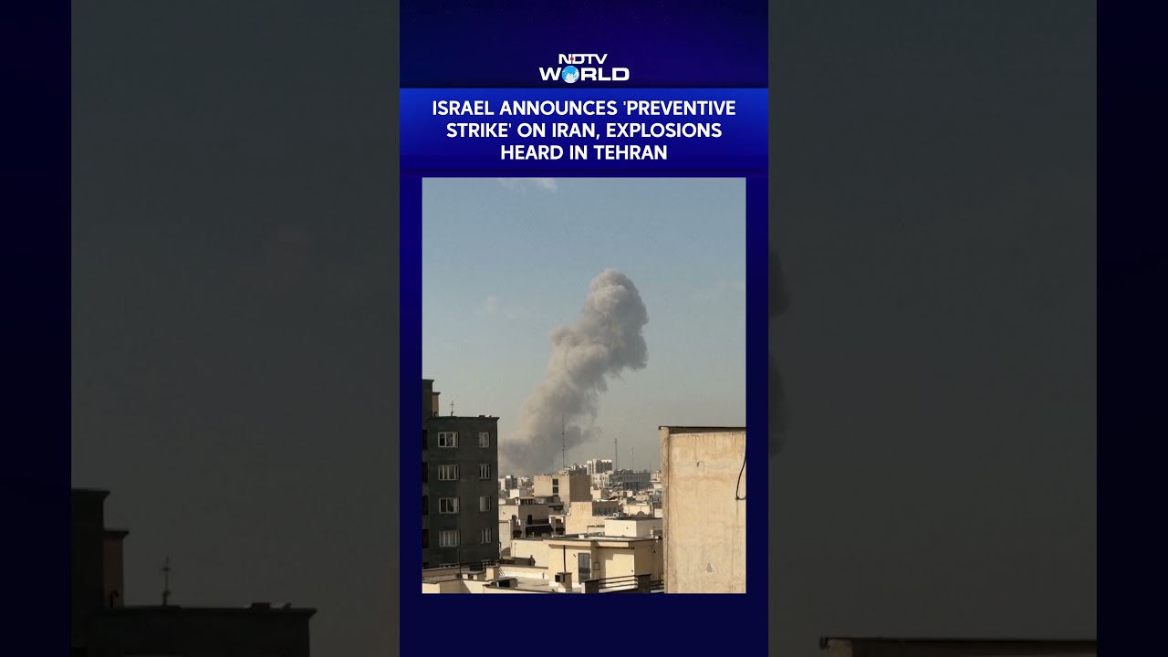Israel Attacks Iran | Israel Strikes Iran After Weeks Of Warning, Explosions Heard In Tehran