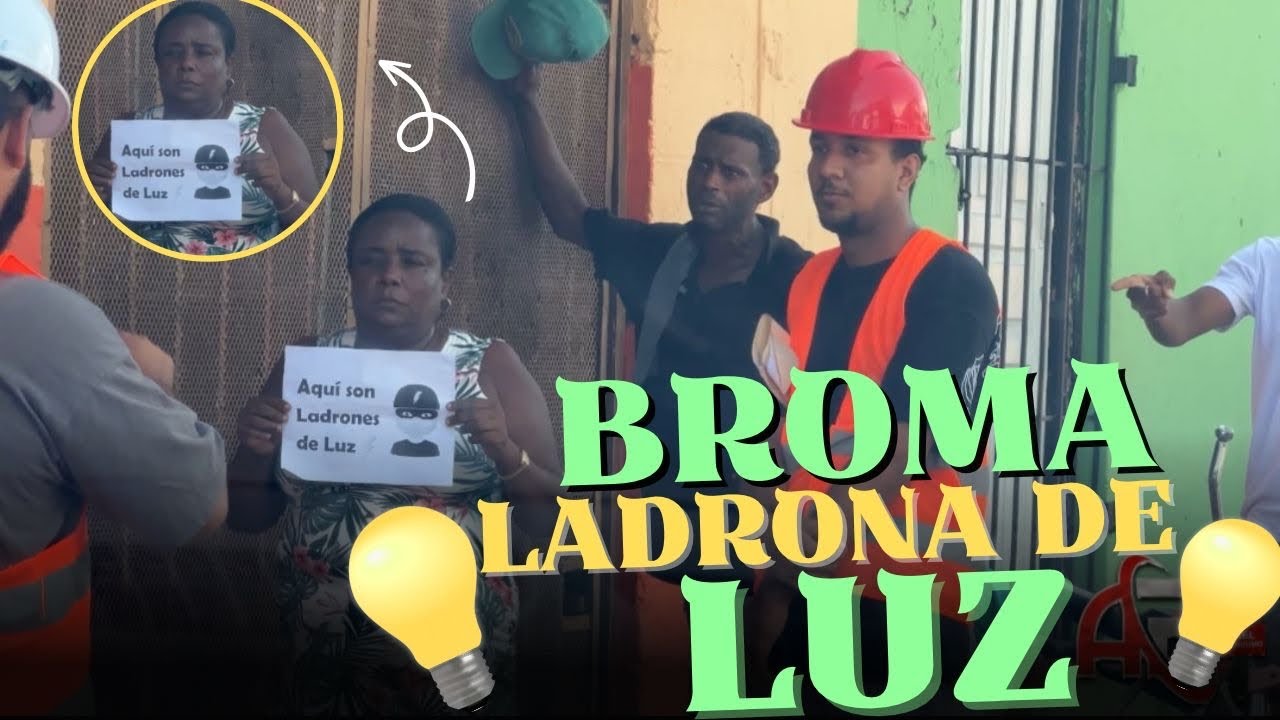 LA DOÑA CASI NOS DA DURISIMO POR LA BROMA DE LA LUZ