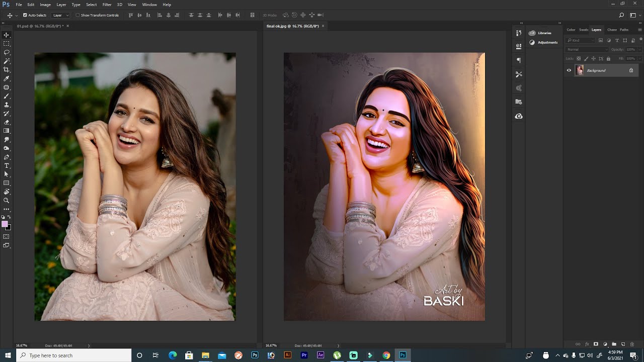 Oil painting Wacom |  Oil-பெயிண்ட்  effect  | WACOM BRUSH SET UP