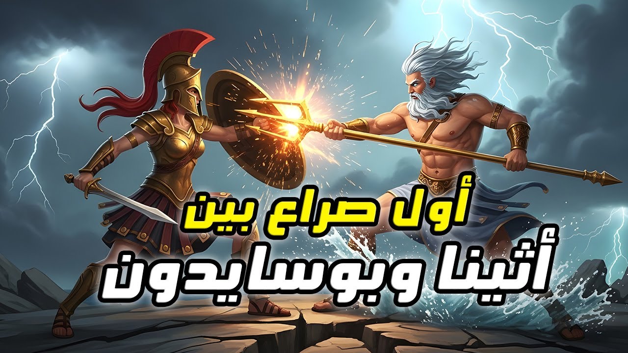 الصراع التاريخي بين بوسايدون، إله البحار، وأثينا إلهة الحكمة والحرب .. الأساطير اليونانية