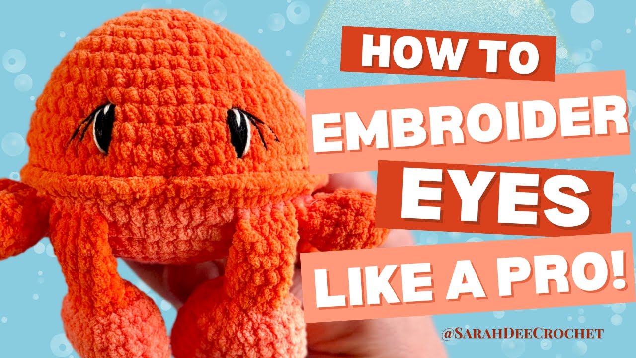 How to Embroider Eyes Like a PRO!