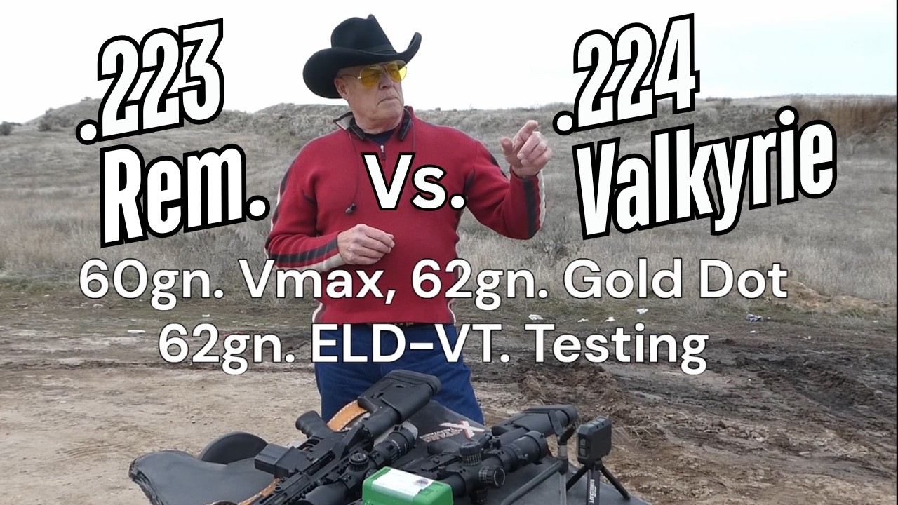 .223 Rem. vs .224 Valkyrie - Comparison by Request. Testing 60gn. and 62gn Bullets.