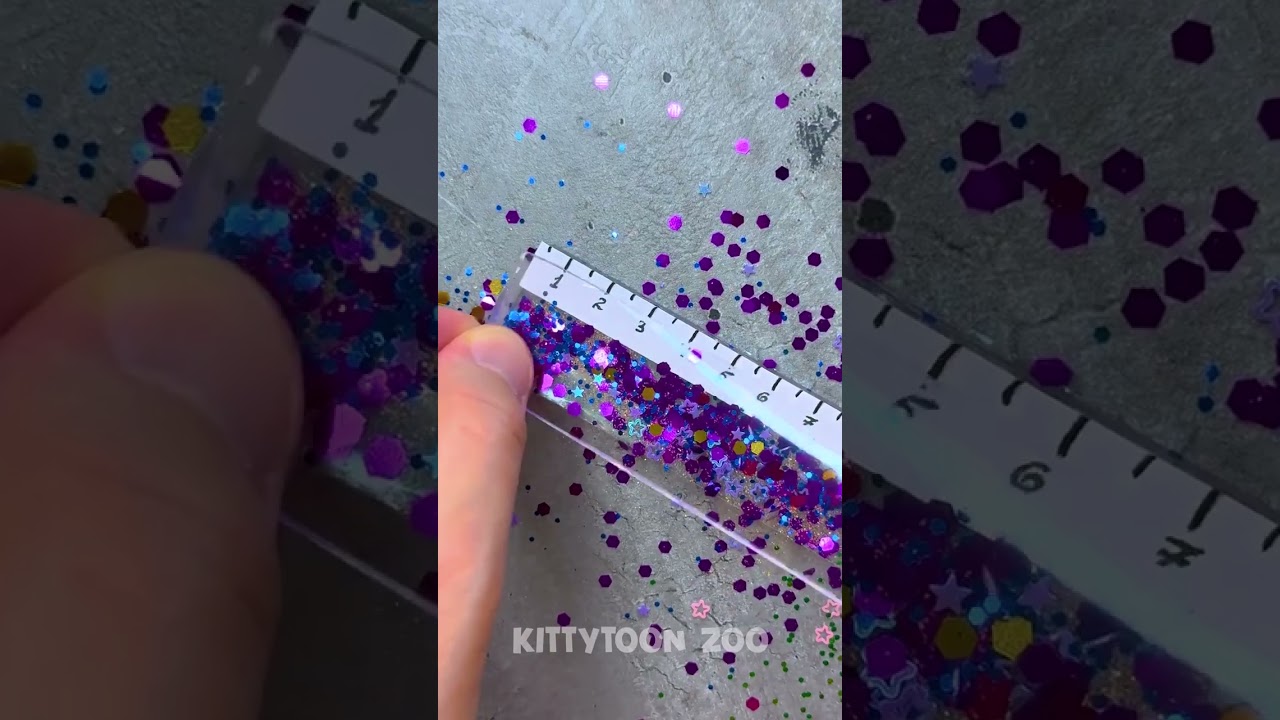 Glittery Magic Ruler! ✨📏 Never Breaks, Always Shines! 💫