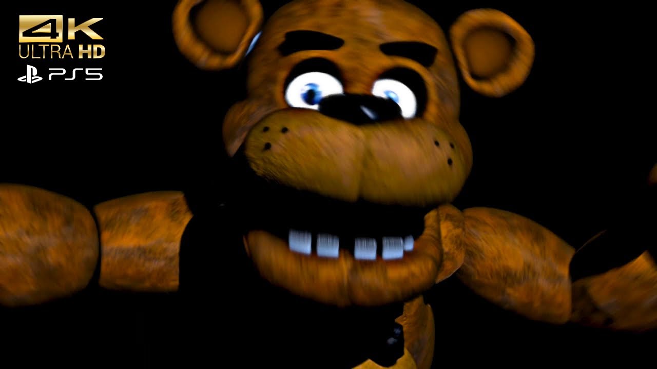 FNAF 1 Night 4 Gameplay No Commentary 4K 60FPS (PS5) (Five Nights At Freddy's)