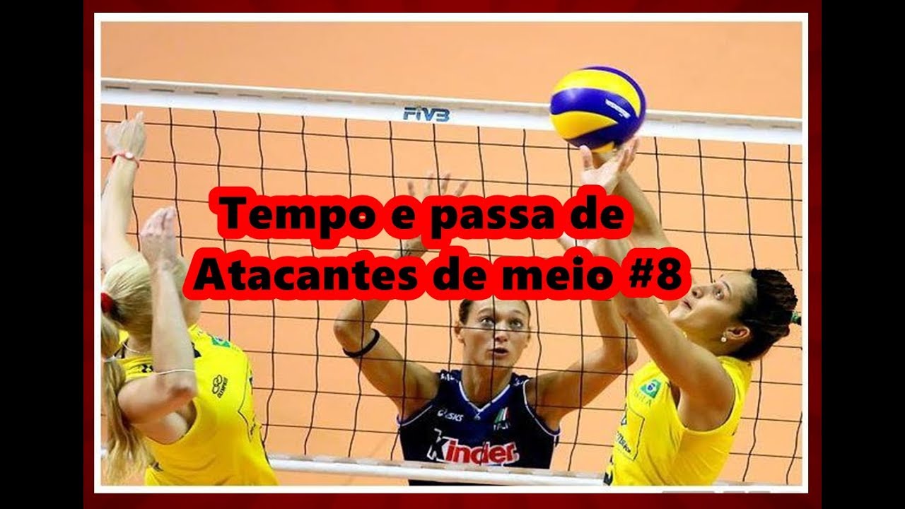 VOLEIBOL APRENDENDO A ATACAR PASSO A PASSO # 8 PASSADA DO ATAQUE DE MEIO
