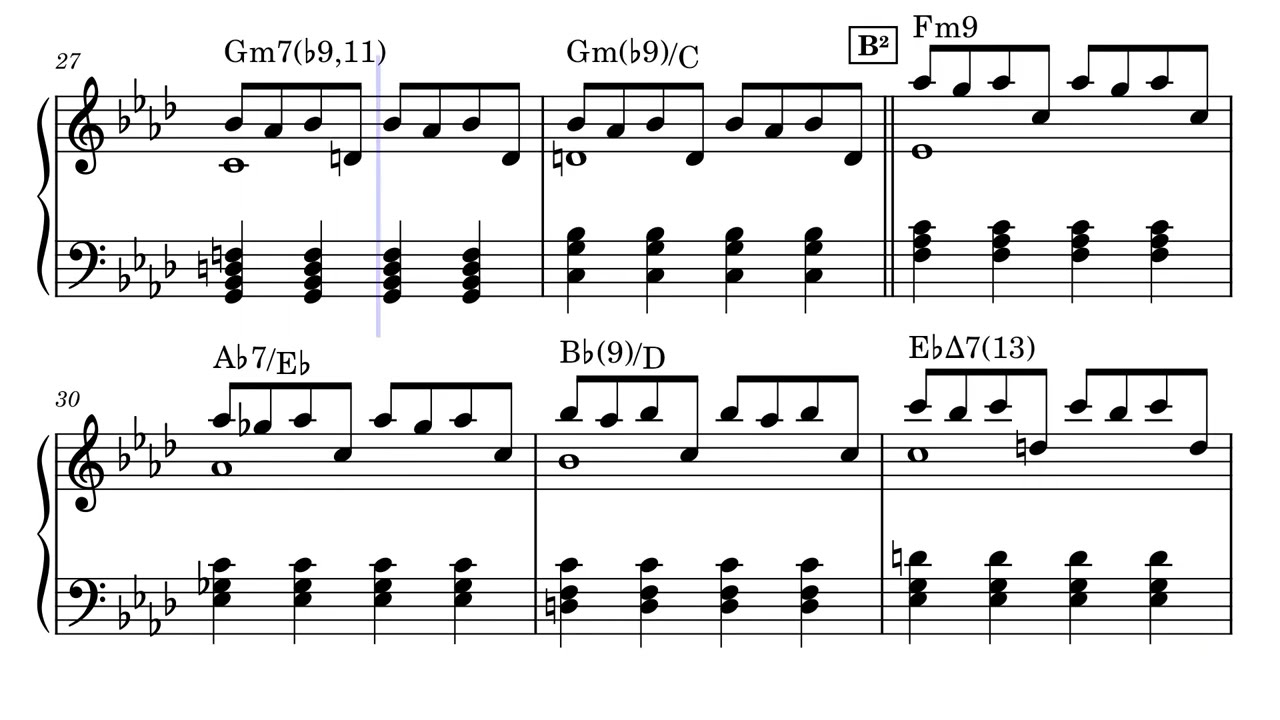 After Yang Main Theme (ピアノ譜)