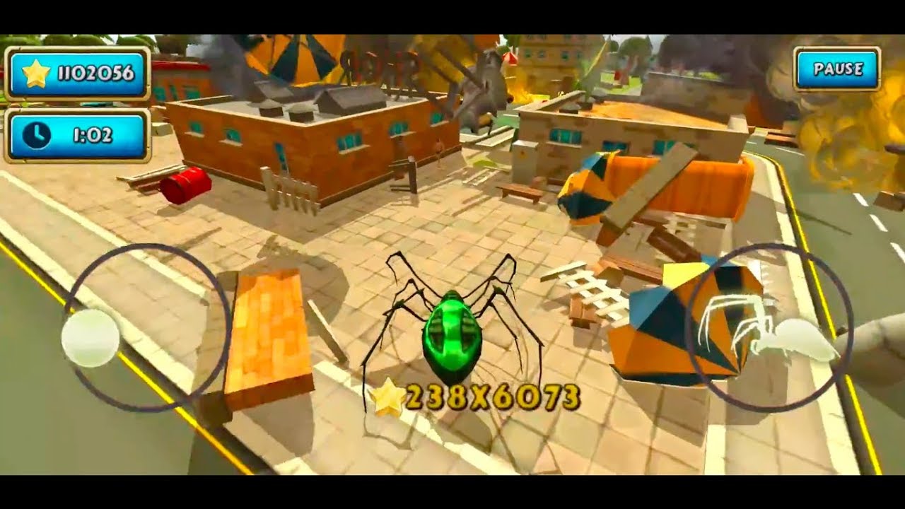 Spider Simulator: Amazing City #17 (Poison Spider) - Android Gameplay